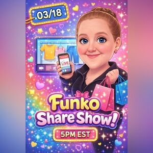 Funko live show pop up flyer